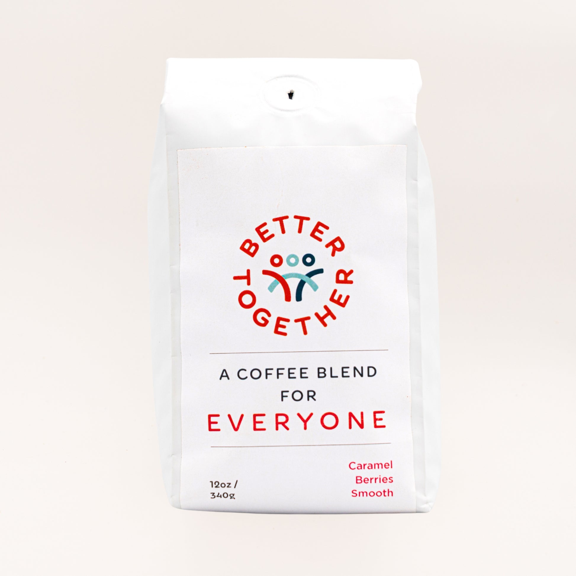 bag of Better Together Blend  Coffees For Change coffee beans from Higher Grounds Trading Co